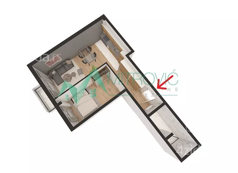 Dvosoban stan | 4zida