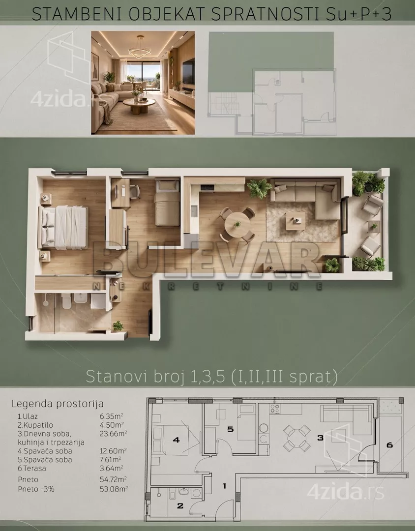 Dvoiposoban stan | 4zida