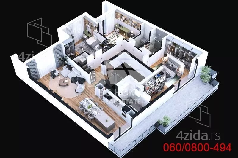 Četvorosoban stan | 4zida