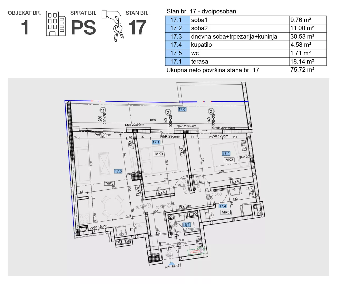 Dvoiposoban stan | 4zida