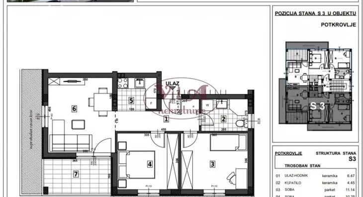 Trosoban stan | 4zida