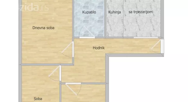 Trosoban stan | 4zida