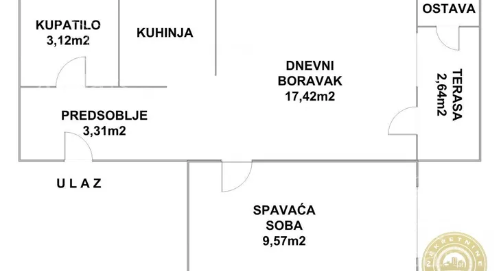 Jednoiposoban stan | 4zida