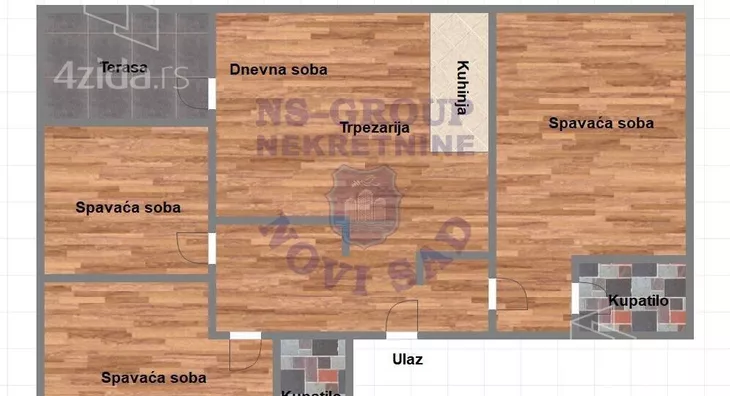 Troiposoban stan | 4zida