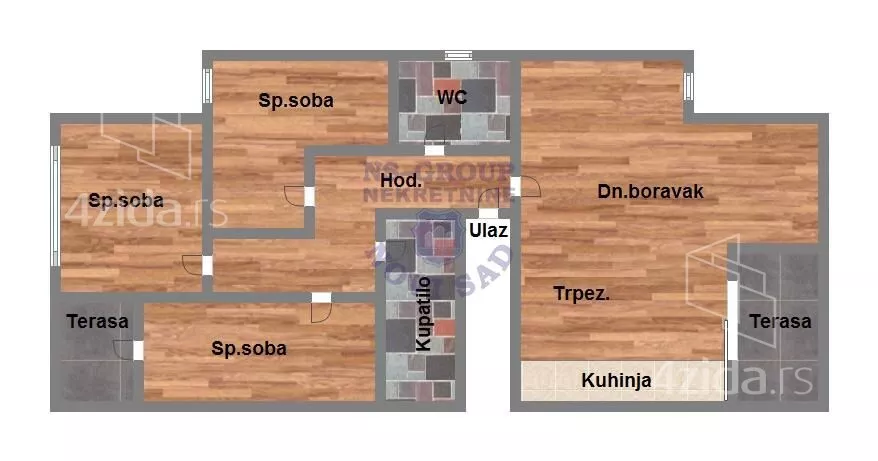 Troiposoban stan | 4zida
