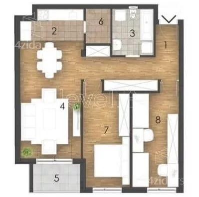 Trosoban stan | 4zida