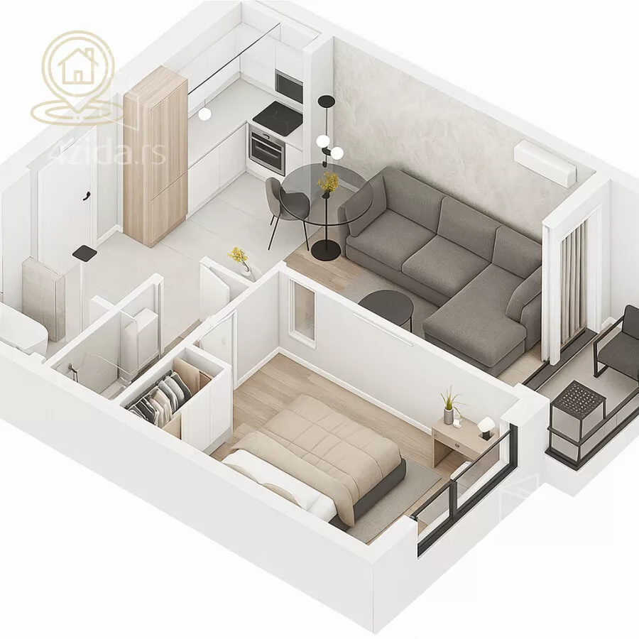 Dvosoban stan | 4zida