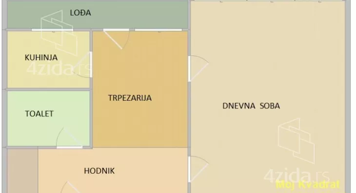 Jednosoban stan | 4zida