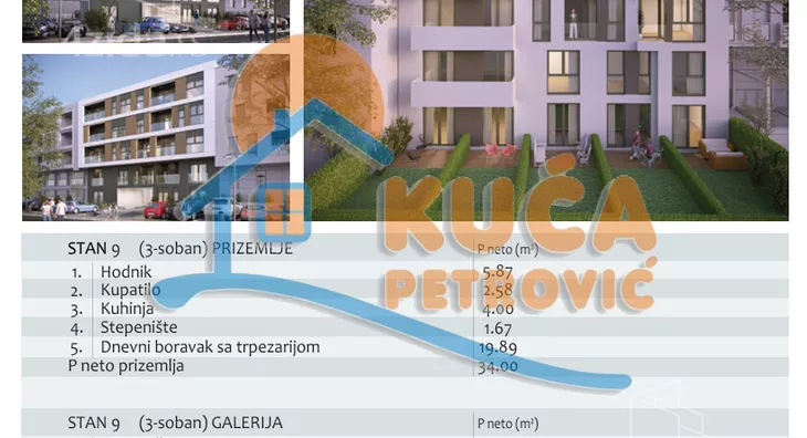 Trosoban stan | 4zida
