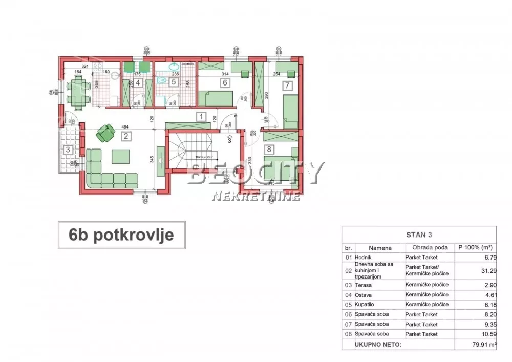 Troiposoban stan | 4zida