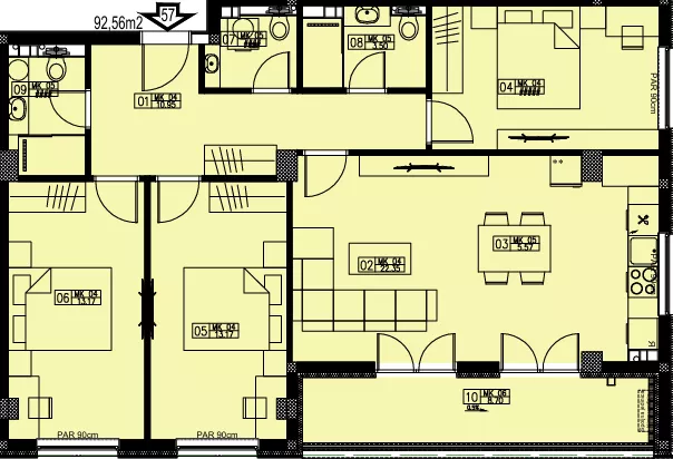 Četvorosoban | 4zida