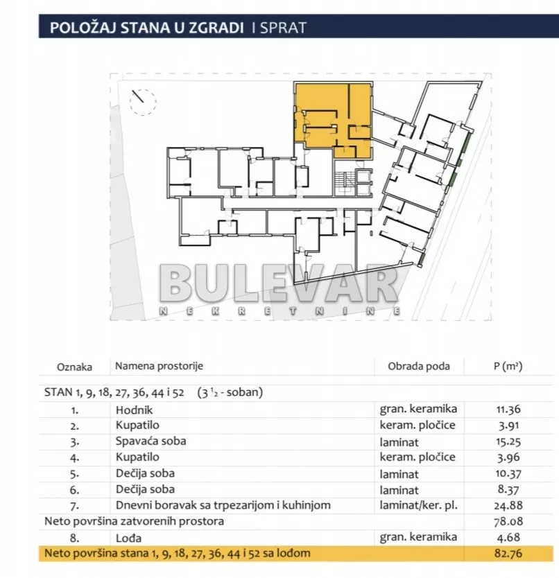 Troiposoban stan | 4zida