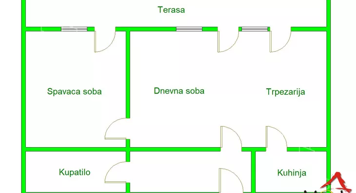 Dvosoban stan | 4zida