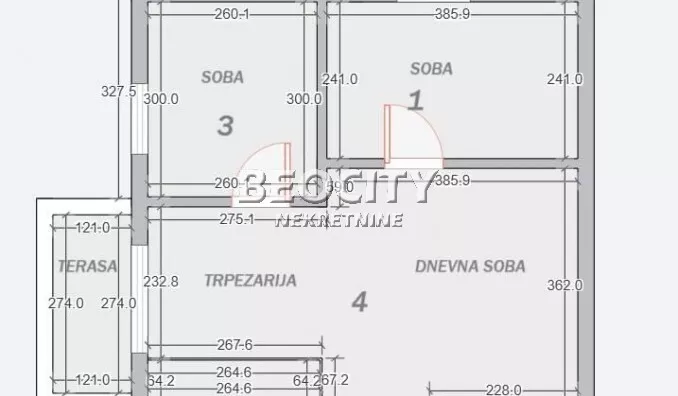 Trosoban stan | 4zida