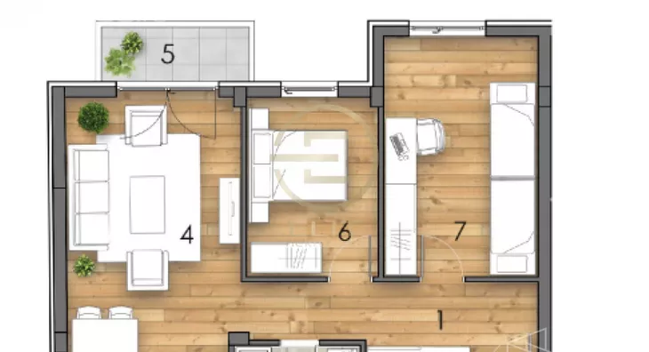 Trosoban stan | 4zida