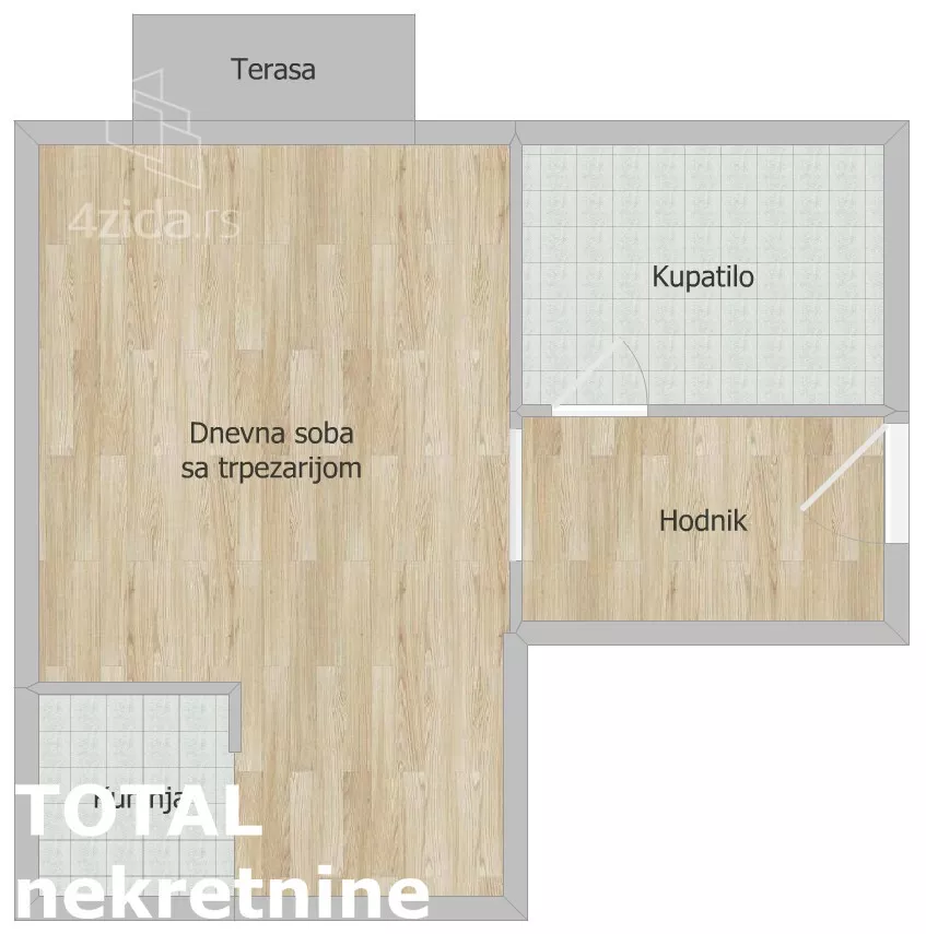 Jednosoban stan | 4zida