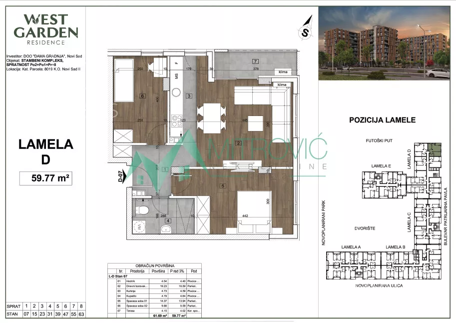 Trosoban stan | 4zida