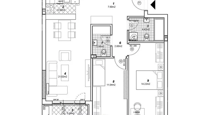 Trosoban stan | 4zida