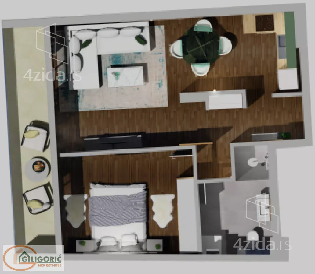 Dvosoban stan | 4zida