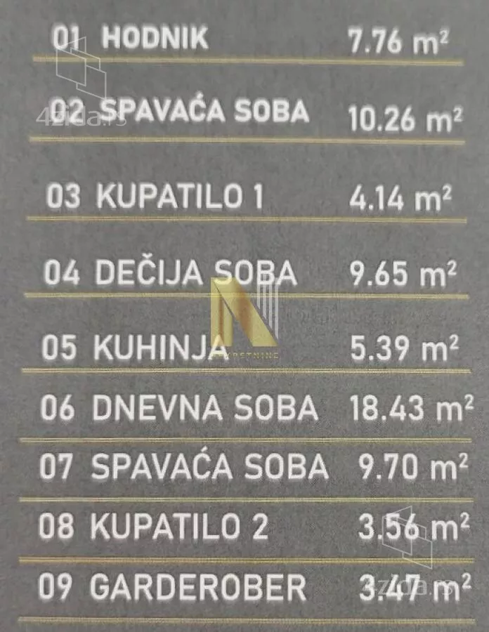 Troiposoban stan | 4zida