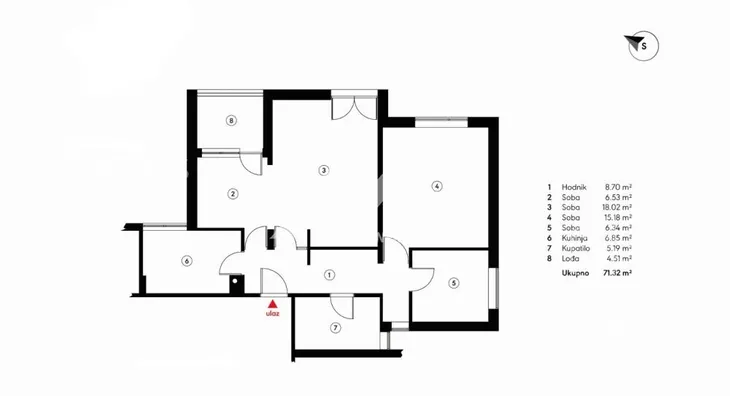 Troiposoban stan | 4zida