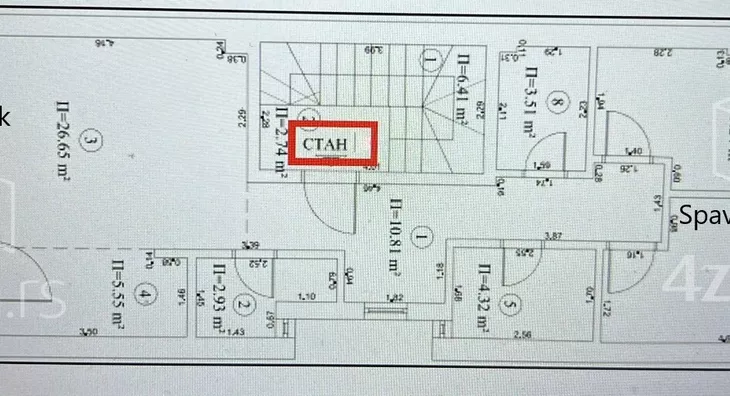 Trosoban stan | 4zida