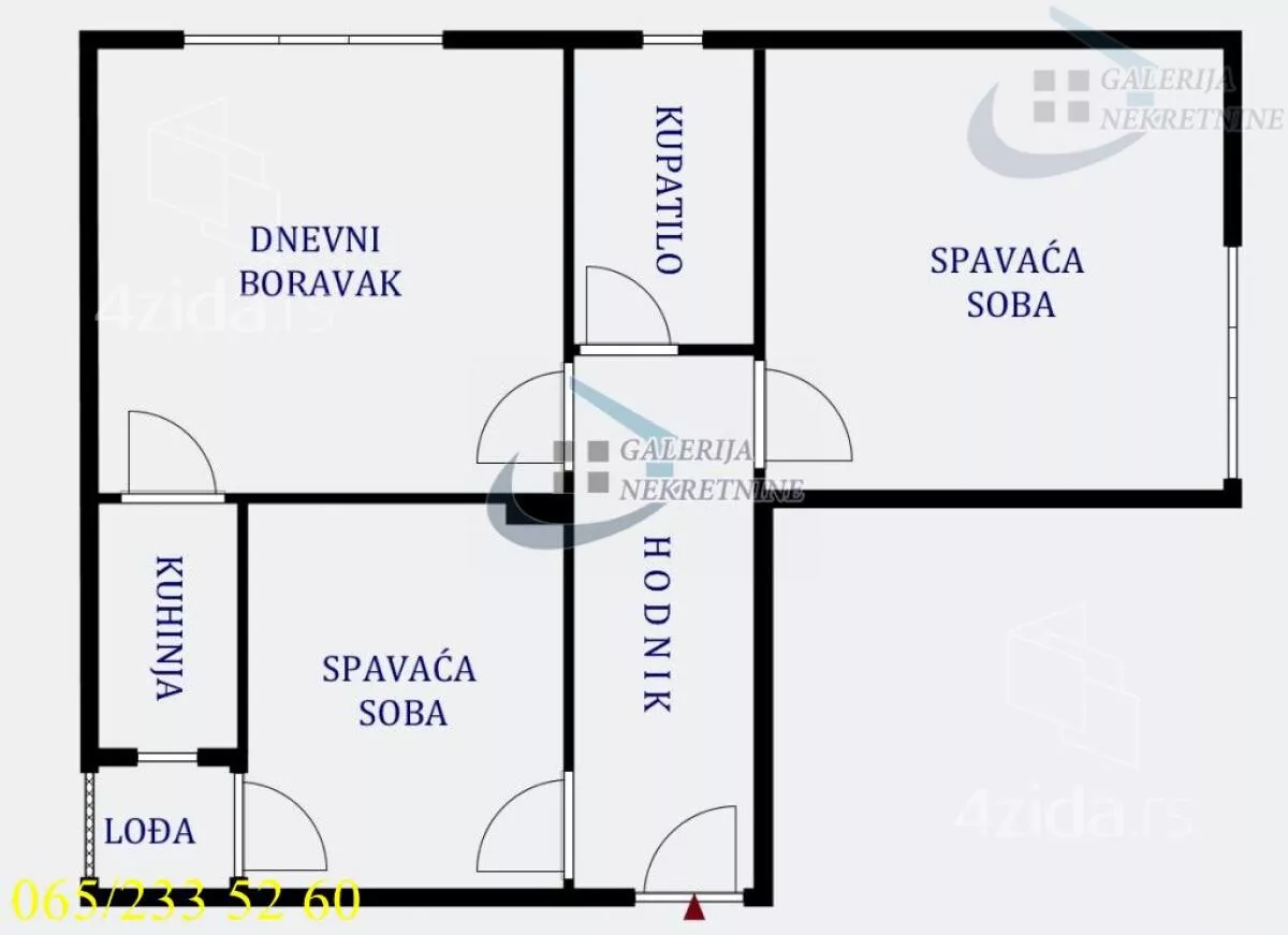 Trosoban stan | 4zida
