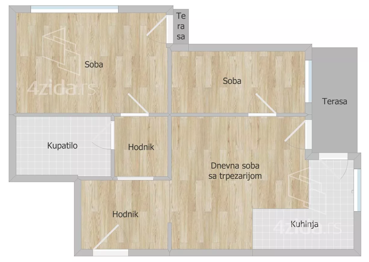 Dvoiposoban stan | 4zida