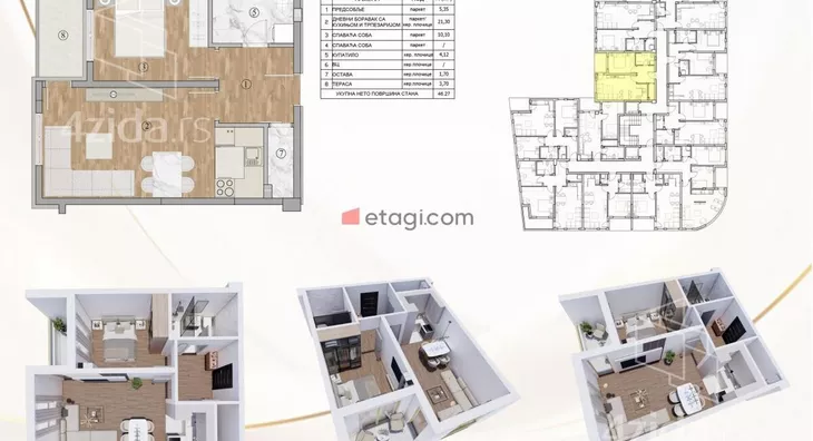 Jednosoban stan | 4zida