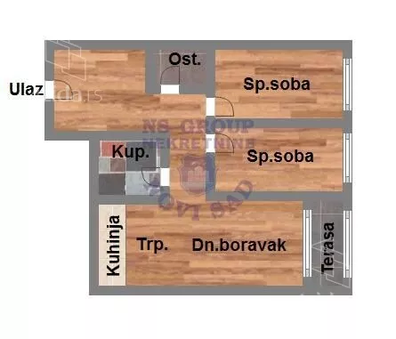 Trosoban stan | 4zida