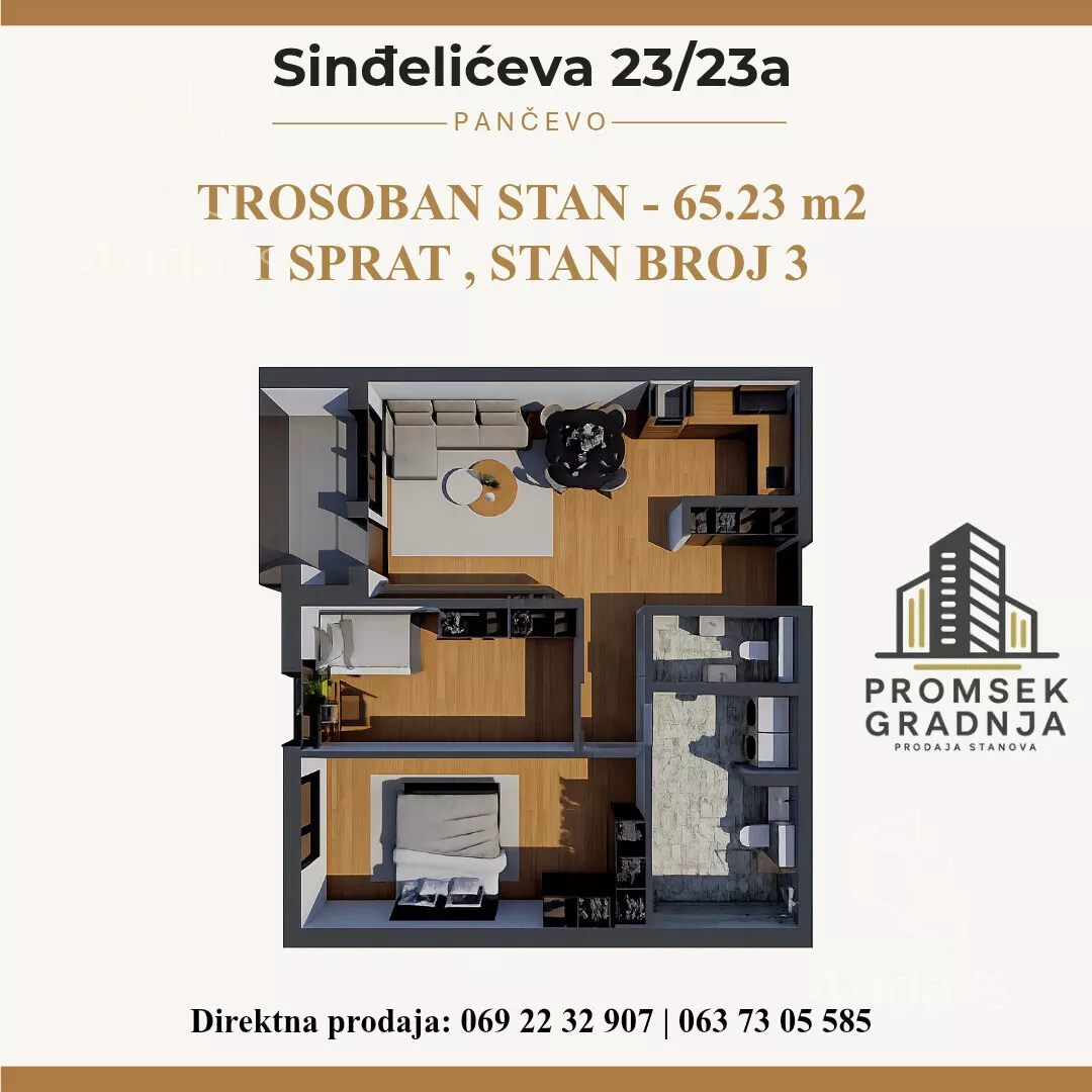 Dvosoban stan | 4zida