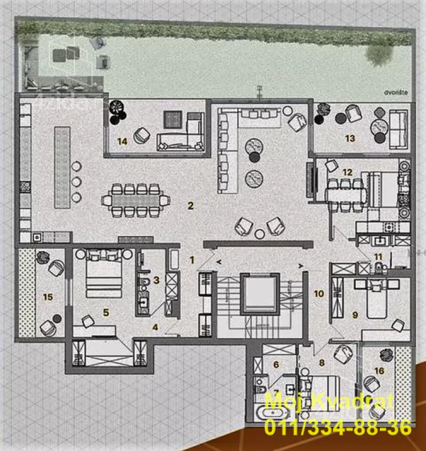 Petosoban stan | 4zida