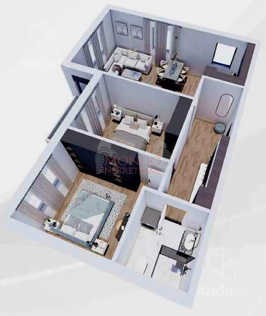 Dvoiposoban stan | 4zida