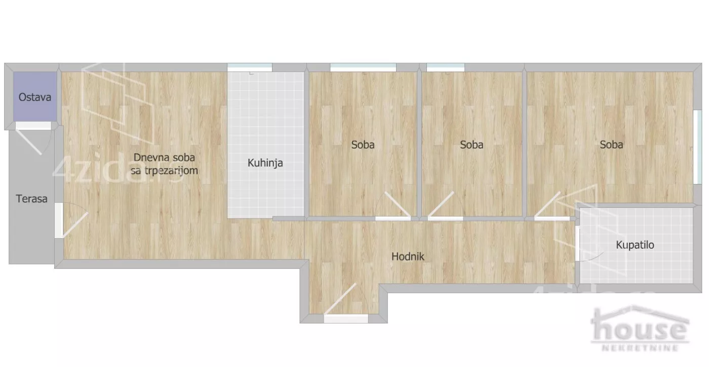 Troiposoban stan | 4zida