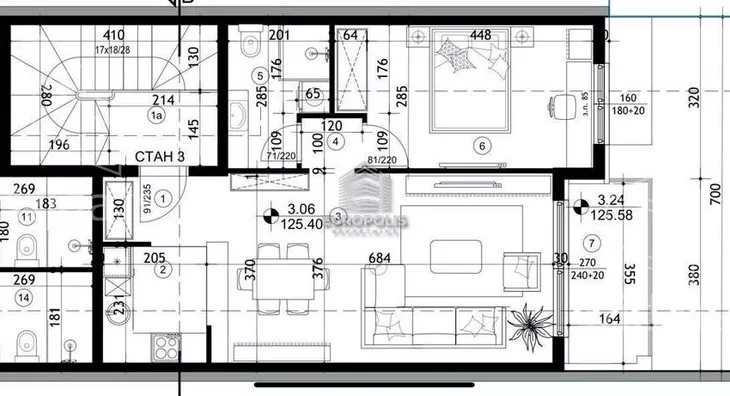 Dvosoban stan | 4zida