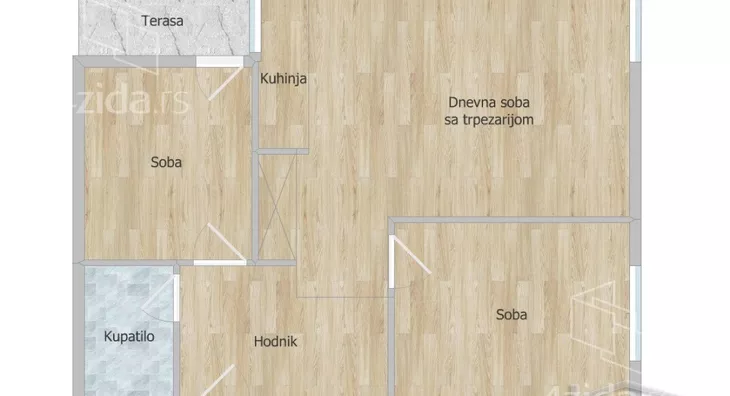 Dvoiposoban stan | 4zida
