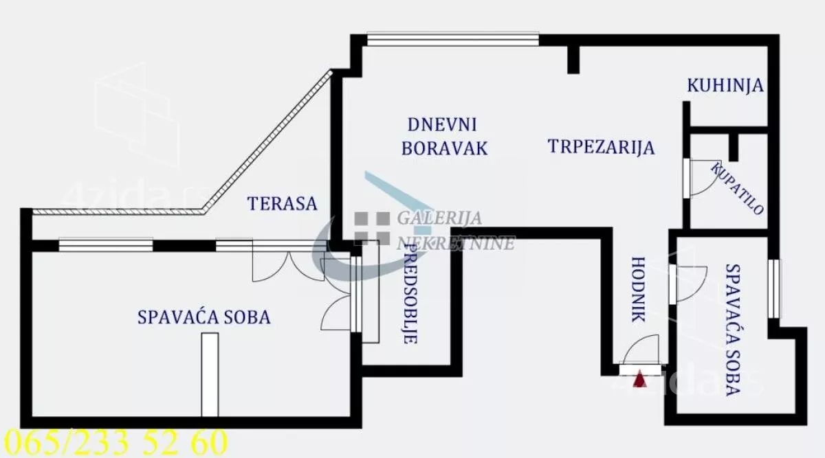 Trosoban stan | 4zida
