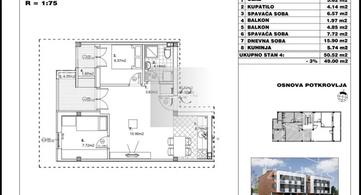 Dvoiposoban stan | 4zida
