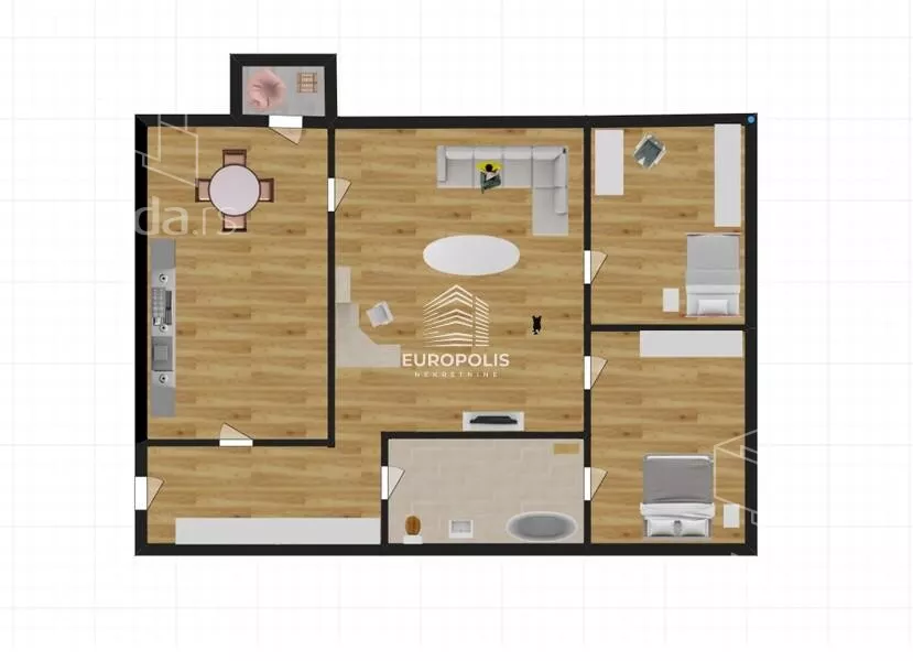 Trosoban stan | 4zida