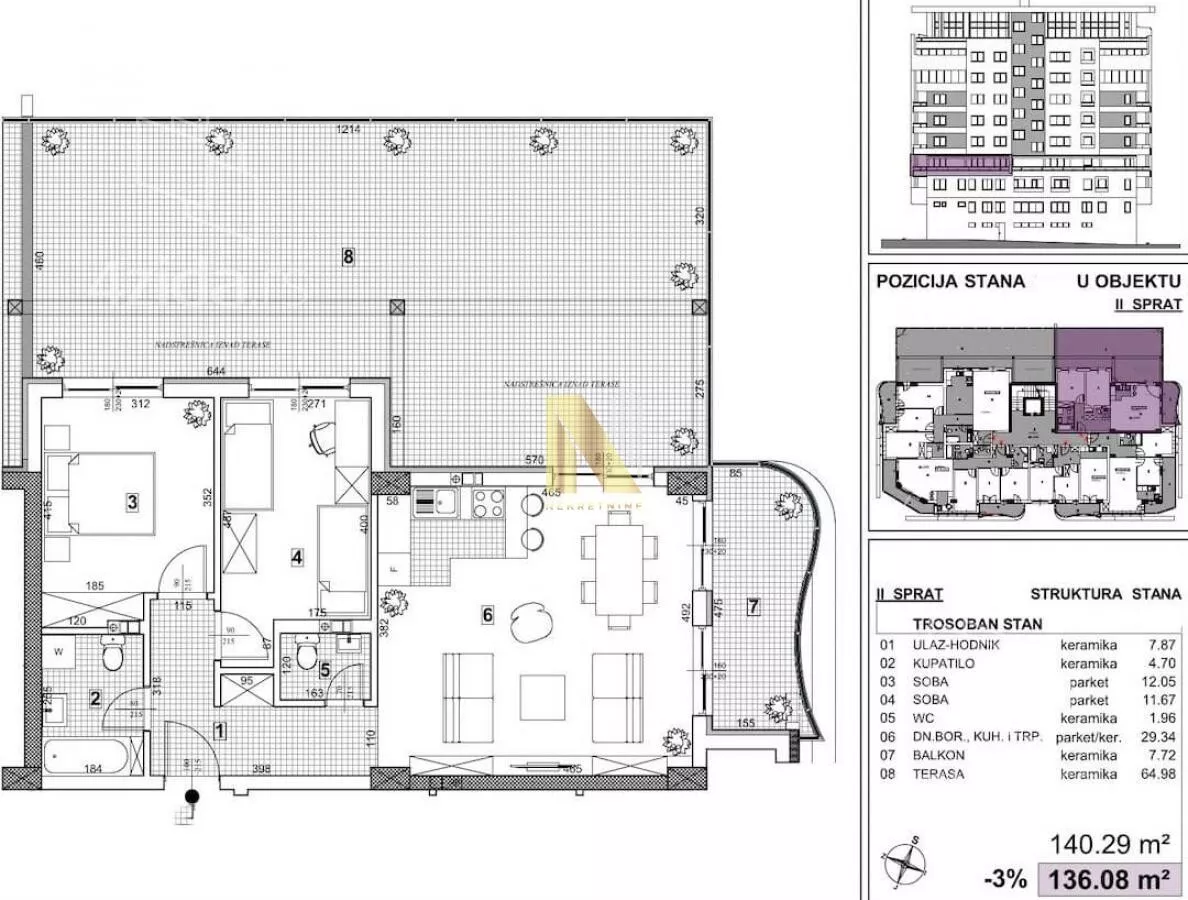 Trosoban stan | 4zida