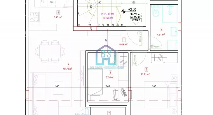 Dvoiposoban stan | 4zida