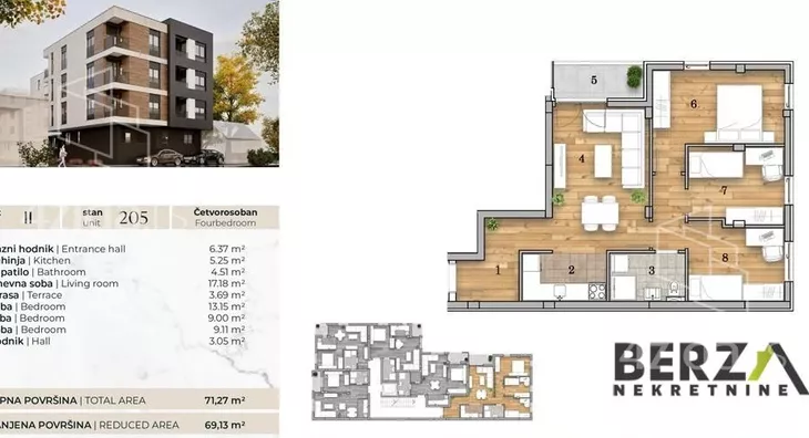 Četvorosoban stan | 4zida