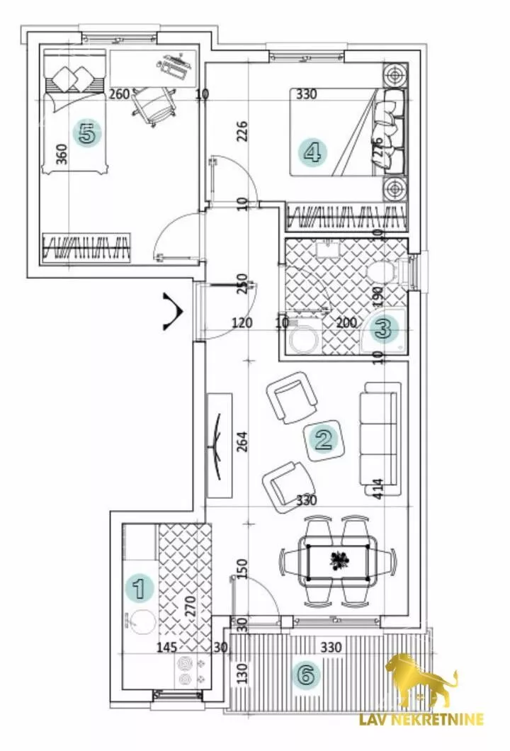 Dvoiposoban stan | 4zida