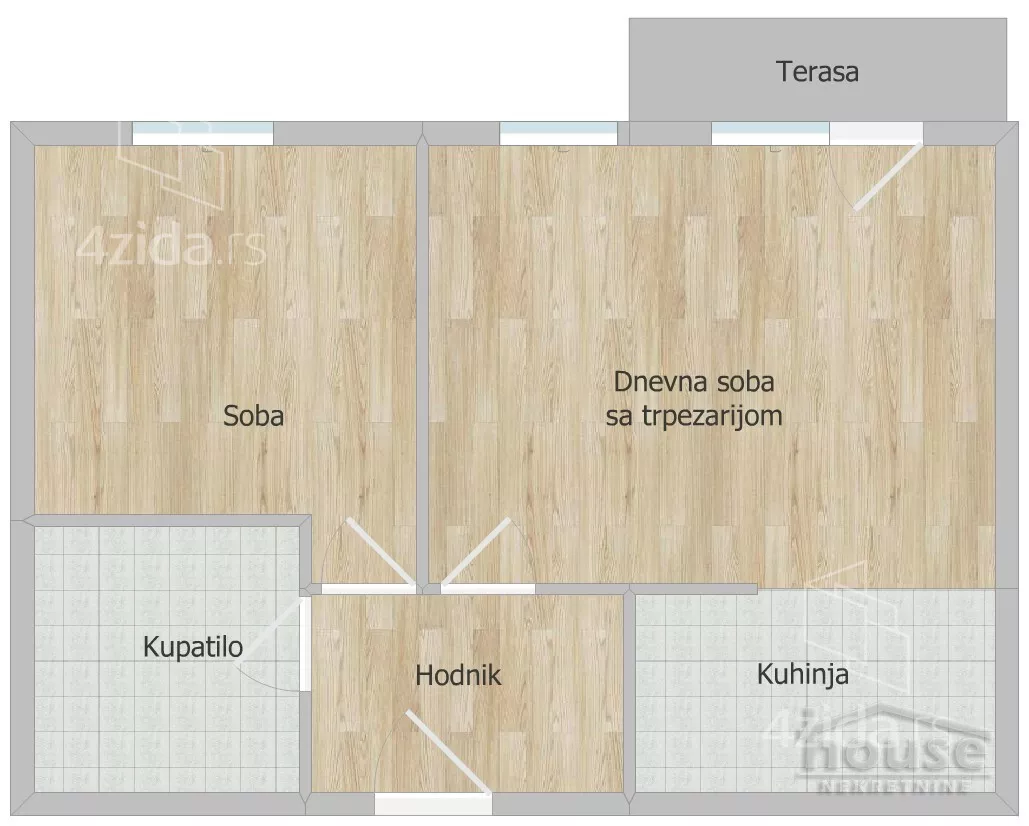 Dvosoban stan | 4zida