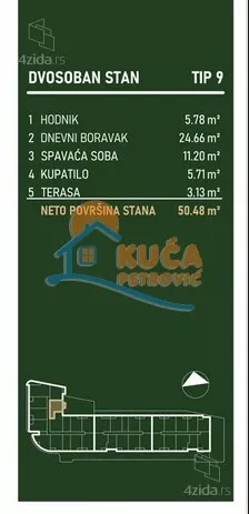 Dvosoban stan | 4zida