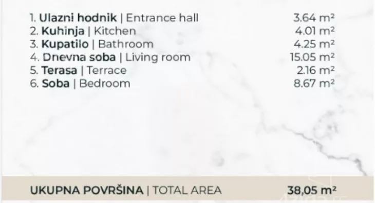 Dvosoban stan | 4zida