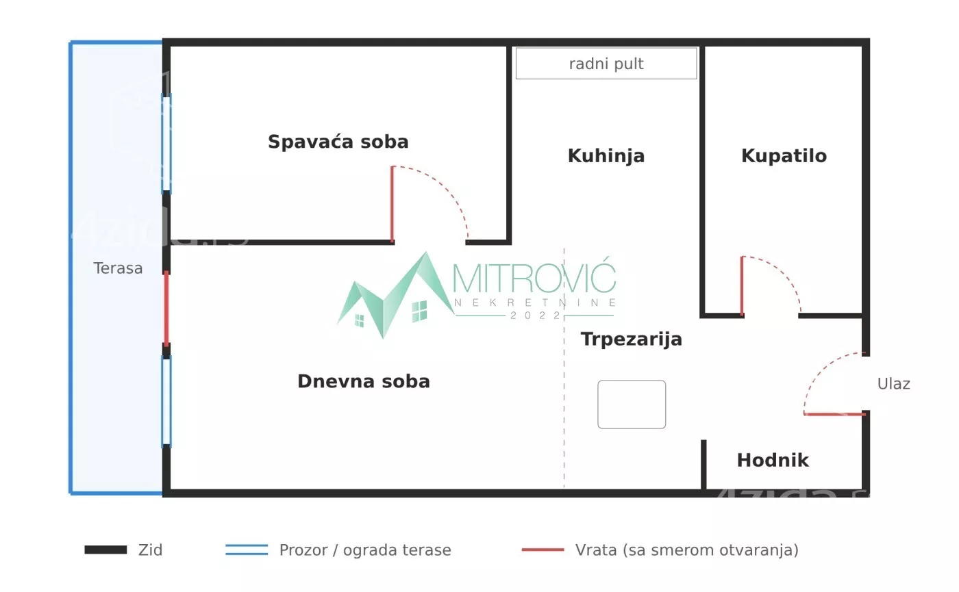 Jednoiposoban stan | 4zida