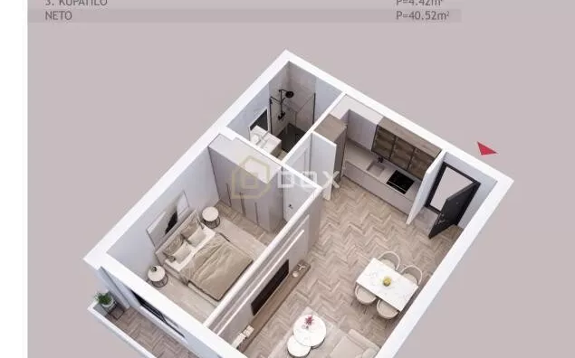 Jednoiposoban stan | 4zida