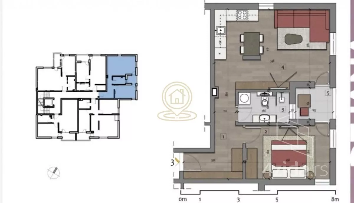 Dvosoban stan | 4zida