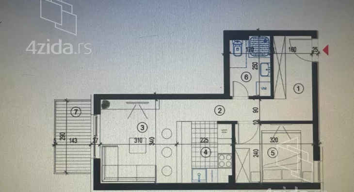 Jednoiposoban stan | 4zida